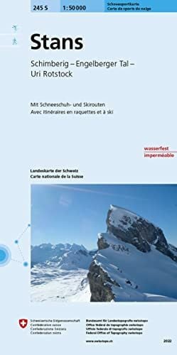 Bundesamt für Landestopografie swisstopo Stans Skirouten 1:50'000