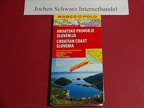 Marco, Polo MARCO POLO Karte Kroatische Küste, Slowenien: Mit landschaftlich schönen Strecken und Sehenswürdigkeiten. Übersichtskarte zum Ausklappen, ... 7 Citypläne (MARCO POLO Karten 1:300.000)