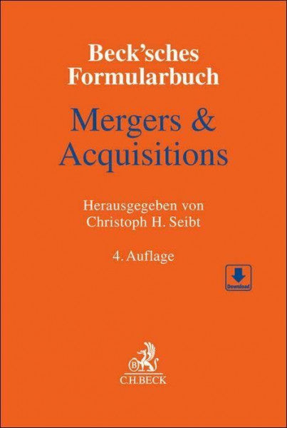 Sieberg, Christoph Beck'sches Formularbuch Mergers & Acquisitions