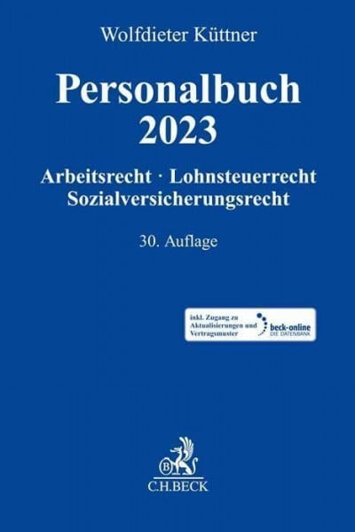 Seidel, Ralf Personalbuch 2023: Arbeitsrecht, Lohnsteuerrecht, Sozialversicherungsrecht