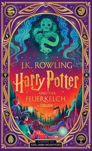 Fritz, Klaus Harry Potter und der Feuerkelch (Papierkunst-Edition mit 3D-Aufklapp-Elementen 4): Farbig illustrierte Schmuckausgabe mit Goldprägung und Pop-Up-Elementen