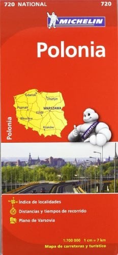 Mapa National Polonia (Mapas National Michelin)