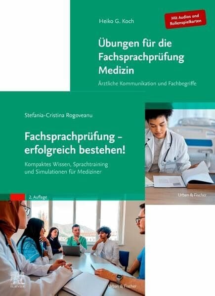 Koch, Heiko Fachsprachprüfung Lehrbuch und Arbeitsbuch Set (Facharztprüfung)