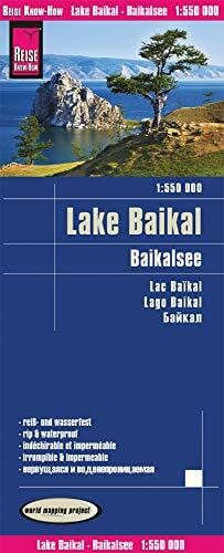 Peter Rump, Reise Know-How Verlag Reise Know-How Landkarte Baikalsee (1:550.000): world mapping project: reiß- und wasserfest (world mapping project)