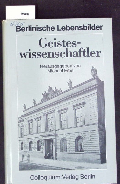 Erbe, Michael Berlinische Lebensbilder: Geisteswissenschaftler