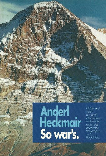 Anderl Heckmair So war's