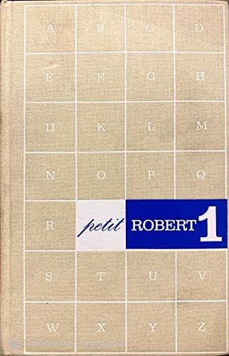 ANON Petit Robert 1