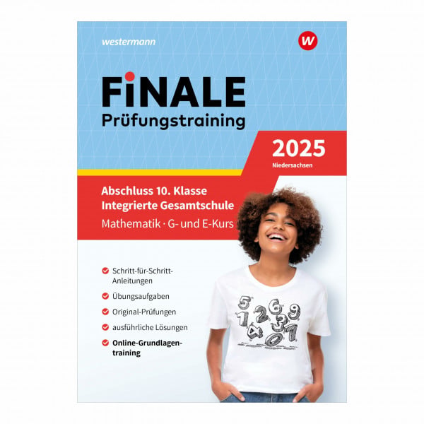 Hartmann, Julia FiNALE Prüfungstraining Abschluss Integrierte Gesamtschule Niedersachsen: Mathematik 2025 Arbeitsbuch mit Lösungsheft