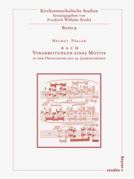Föller, Helmut BACH - Verarbeitung eines Motivs in der Orgelmusik des 19. Jahrhunderts (Kirchenmusikalische Studien)
