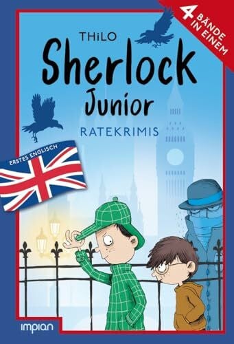 Renger, Nikolai Sherlock Junior, Erstes Englisch: Ratekrimis: 4 Bände in einem