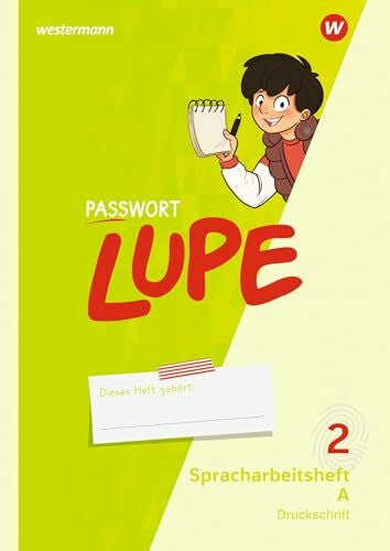 Kirchhoff, Marie-Claire PASSWORT LUPE: Spracharbeitsheft 2 DS (PASSWORT LUPE: Sprachbuch und Spracharbeitshefte)
