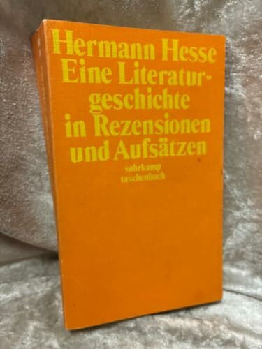 hesse, hermann Eine Literaturgeschichte in Rezensionen und Aufsätzen.