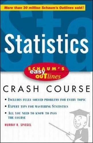 Lindstrom, David Schaum's Easy Outline of Statistics