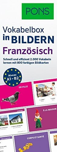 PONS Vokabelbox in Bildern Französisch: Schnell & effizient Vokabeln lernen mit 2.000 Wörter auf 800 farbigen Bildkarten: Schnell und effizient 2.000 Vokabeln lernen mit 800 farbigen Bildkarten