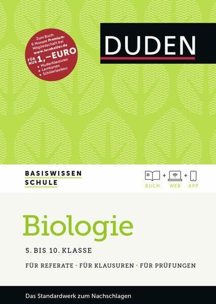 Kurze, Manfred Basiswissen Schule – Biologie 5. bis 10. Klasse: Das Standardwerk für Schüler