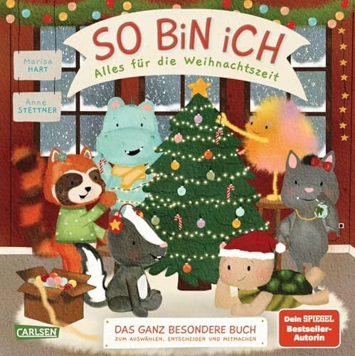 Stettner, Anne So bin ich - Alles für die Weihnachtszeit: Das ganz besondere Buch zum Auswählen, Entscheiden und Mitmachen | Interaktives Vorlesebuch für Kinder ab 2 Jahren