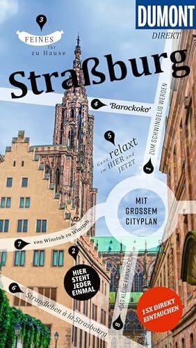 Kalmbach, Gabriele DUMONT direkt Reiseführer Straßburg: Mit großem Cityplan