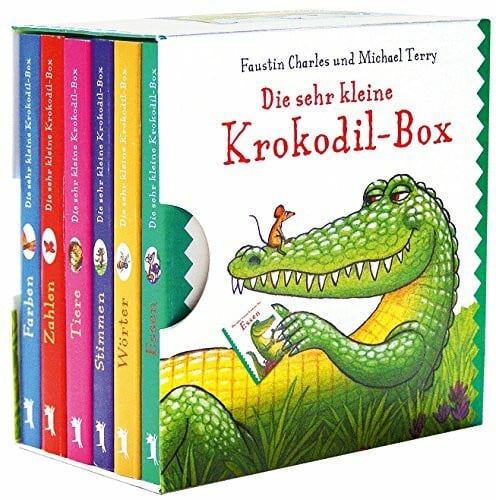 Terry, Michael Die sehr kleine Krokodil-Box: Farben, Zahlen, Tiere, Stimmen, Wörter, Essen (Das sehr unfreundliche Krokodil)
