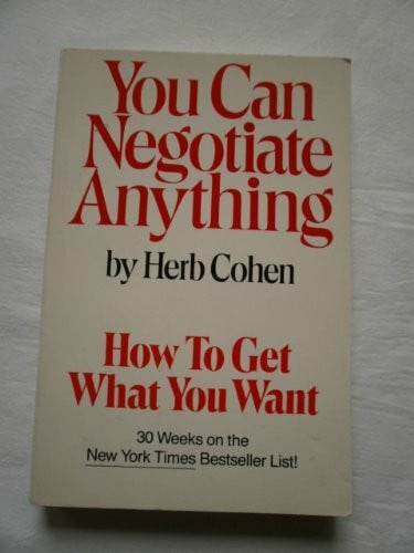 Cohen, Herb You Can Negotiate Anything