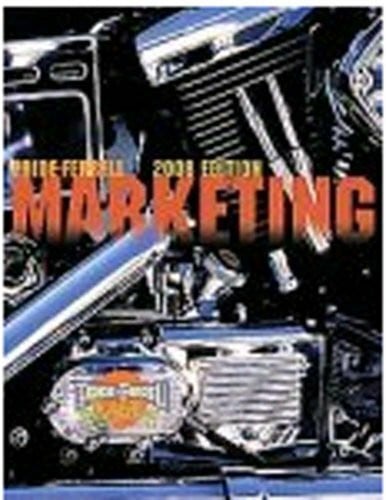 Ferrell, O. C. Marketing: Concepts and Strategies