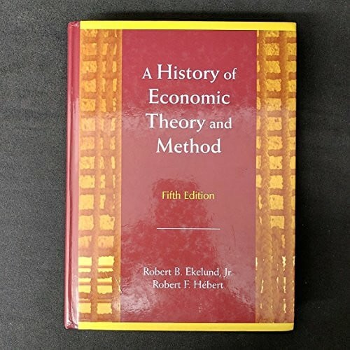 Hebert, Robert F. A History of Economic Theory and Method