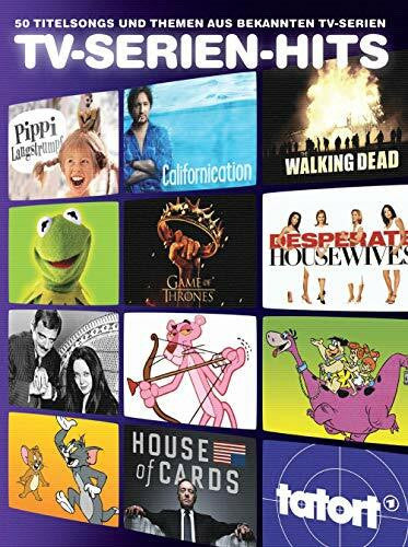 Various TV-Serien-Hits | Songbook für Klavier, Gesang und Gitarre – 50 legendäre TV-Melodien leicht zu spielen | Notenbuch für Anfänger/Fans/Lehrer | ... Titelsongs und Themen aus bekannten TV-Serien