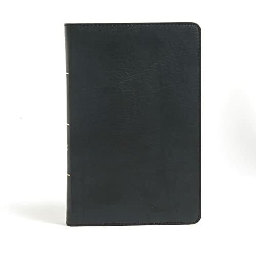 Csb Bibles By Holman CSB Large Print Personal Size Reference Bible, Black Leathertouch, Indexed: Christian Standard Bible, Personal Size Reference Bible, Black Leathertouch, Indexed