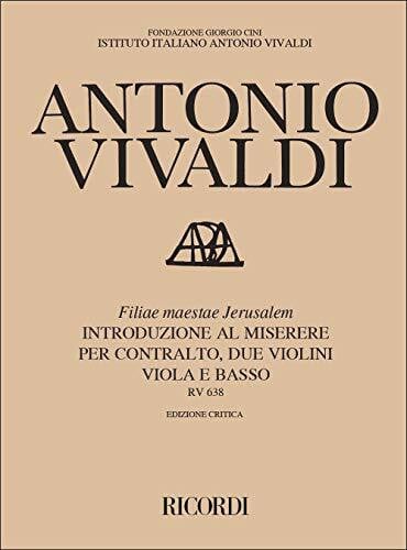 Antonio Vivaldi Filiae Maestae Jerusalem Rv 638