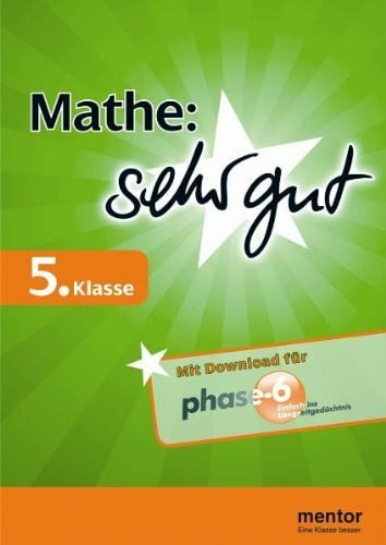 Fricke, Uwe Mathe: sehr gut, 5. Klasse - Buch mit Download für phase-6