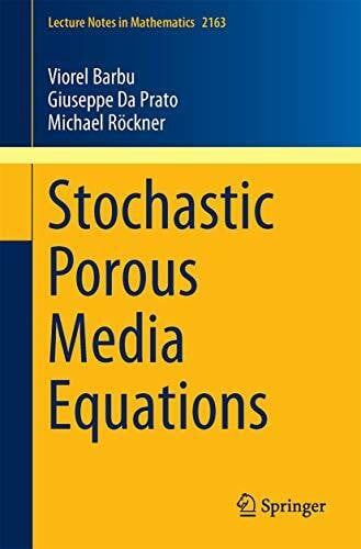 Röckner, Michael Stochastic Porous Media Equations (Lecture Notes in Mathematics, Band 2163)