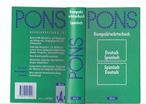 Haensch, Günther PONS Kompaktwörterbuch Spanisch. Deutsch-Spanisch /Spanisch-Deutsch