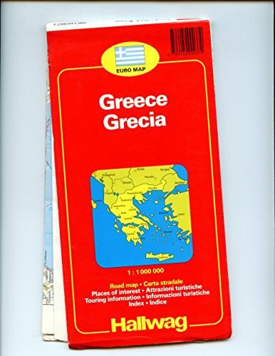 Rand McNally and Company Rand McNally Hallwag International Road Map: Greece (Greece Map)