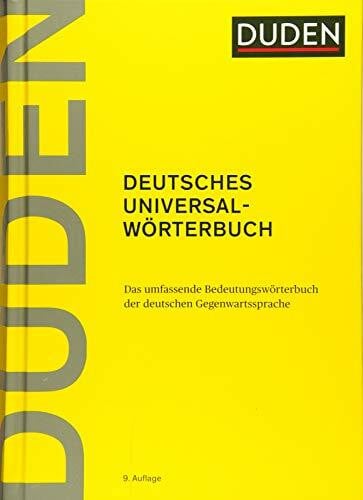 Dudenredaktion Duden – Deutsches Universalwörterbuch: Das umfassende Bedeutungswörterbuch der deutschen Gegenwartssprache (Duden - Deutsche Sprache in 12 Bänden)