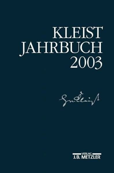 Kreutzer, Hans J Kleist-Jahrbuch: 2003