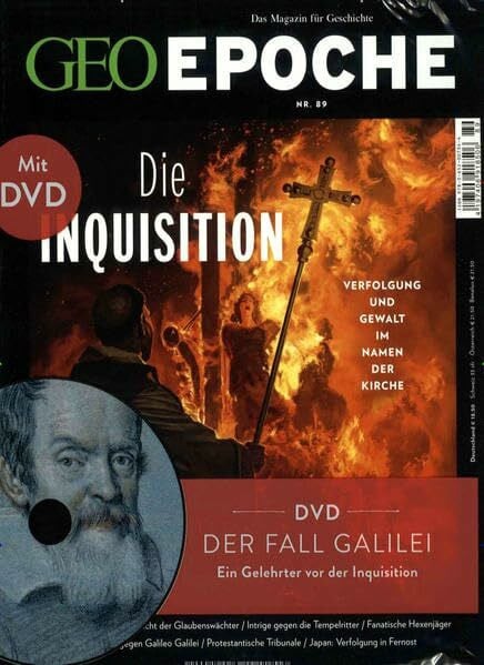 Schaper, Michael GEO Epoche (mit DVD) / GEO Epoche mit DVD 89/2018 - Die Inquisition: DVD: Der Fall Galilei