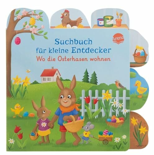 Andersen, Tanja Suchbuch für kleine Entdecker. Wo die Osterhasen wohnen: Erster Suchspaß und Bildwörterbuch ab 18 Monaten. Ostern. Selbstständige Beschäftigung. Kleinkind. Geschenk