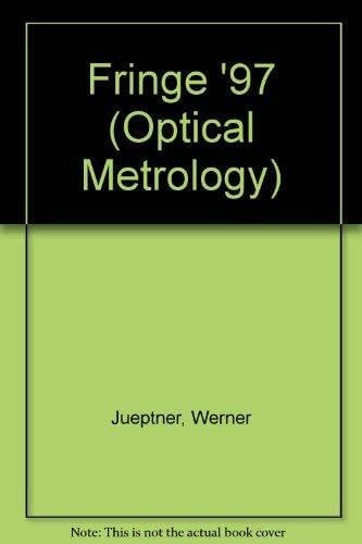 Jueptner, Werner Fringe '97 (Optical Metrology S., Band 3)