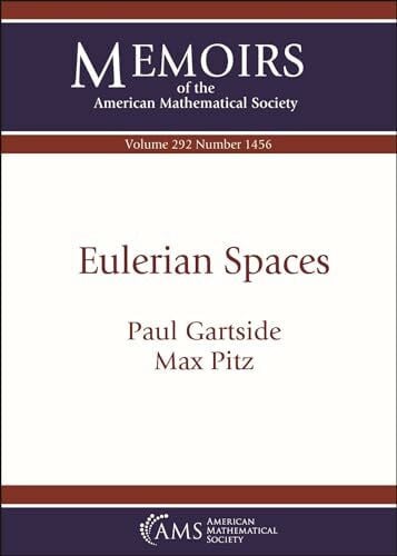Pitz, Max Eulerian Spaces (Memoirs of the American Mathematical Society, 292)
