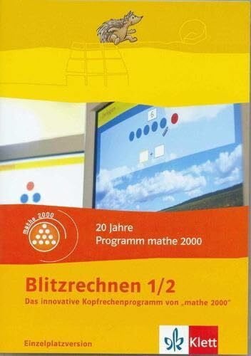 Müller, Gerhard N. Blitzrechnen 1-2: CD-ROM Einzellizenz Klasse 1/2 (Programm Mathe 2000+)