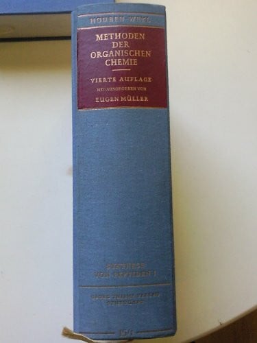 Wünsch, Erich Methods of Organic Chemistry, Ln; Methoden der organischen Chemie, Ln, Bd.15/1, Synthese von Peptiden I