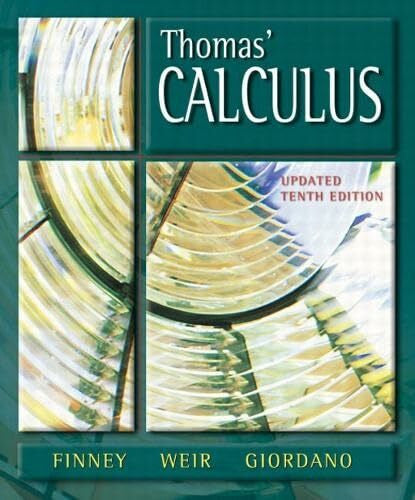 Finney, Ross L. Thomas' Calculus