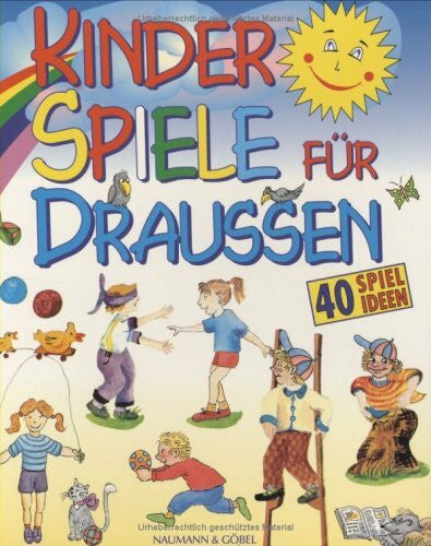 Kinderspiele für draussen: Anleitungsbuch und Materialien komplett im Set