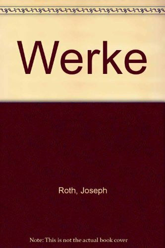 Hermann Kesten Joseph Roth Werke