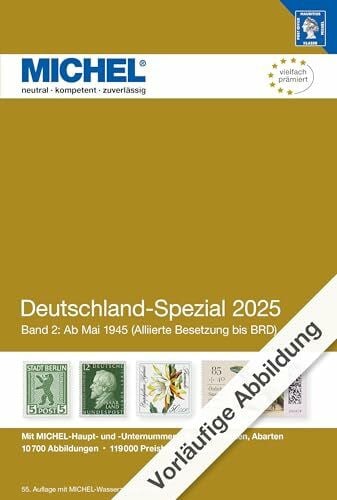 MICHEL-Redaktion Deutschland Spezial 2025 Band 1
