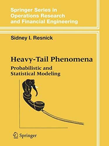 Resnick, Sidney I. Heavy-Tail Phenomena: Probabilistic and Statistical Modeling (Springer Series in Operations Research and Financial Engineering)