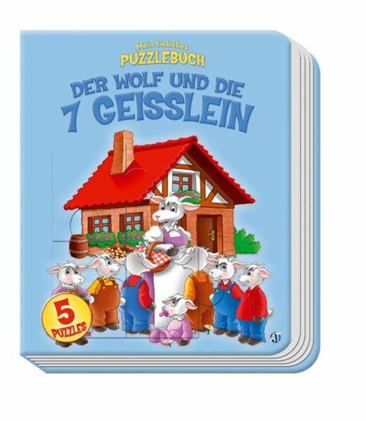 Andreas Trötsch Der Wolf und die sieben Geisslein: Mein liebstes Puzzlebuch
