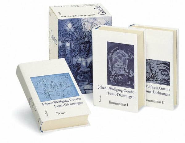 Gaier, Ulrich Faust-Dichtungen: Band 1: Texte. Band 2: Kommentar I. Band 3: Kommentar II