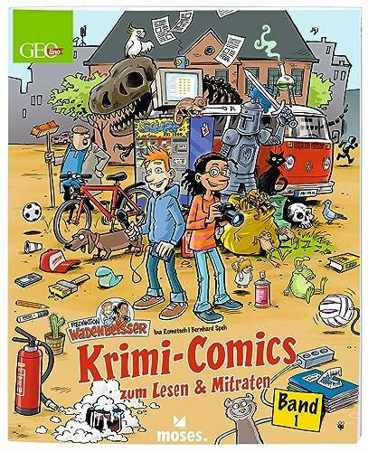 Illustration: Bernhard Speh Redaktion Wadenbeißer Band 1 | Krimi-Comics zum Lesen und Mitraten | GEOlino: Krimi-Comics zum Lesen & Mitraten
