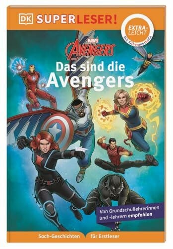 Winter, Marc SUPERLESER! Marvel Avengers Das sind die Avengers: Lesestufe extraleicht, Sach-Geschichten für Erstleser. Mit Silbenmethode für Kinder ab 6 Jahren
