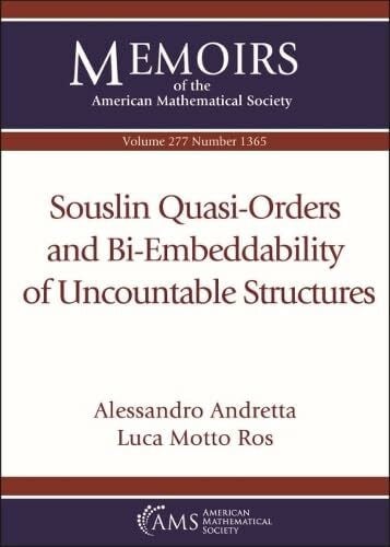 Ros, Luca Motto Souslin Quasi-orders and Bi-embeddability of Uncountable Structures (Memoirs of the American Mathematical Society, 277)